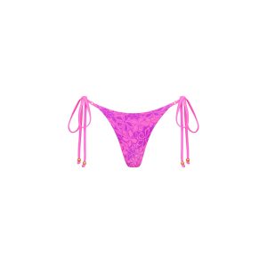Thong Tie Side Bikini Bottom - Bubble Berry