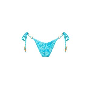 Trio Ring Cheeky Tie Bikini Bottom - Starry Seas