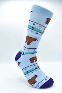 Socks Bears Blue