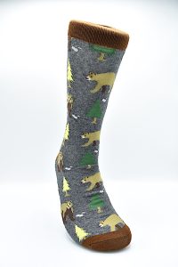 Socks Bears Gray