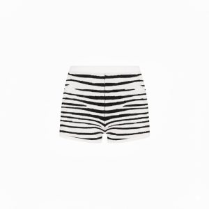 Essential Knit Micro Short - Savanna Stripe