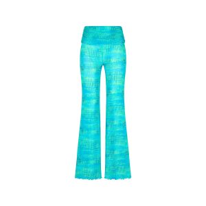Mesh Flare Pants - Summer Seas