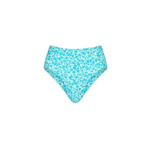 High Hip Cheeky Bikini Bottom - Ocean Aura