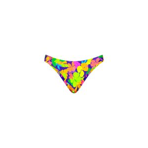 Minimal Full Coverage Bikini Bottom - Neon Sunset