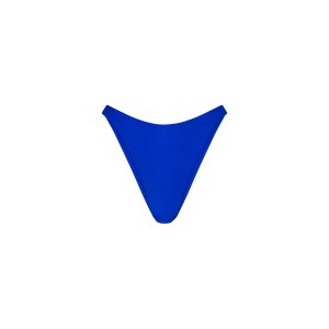 High Leg Vintage Bikini Bottom - Blue Lagoon