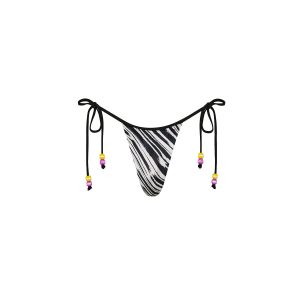 Micro Thong Tie Side Bikini Bottom - Wild Honey