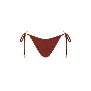 Ring Cheeky Tie Bikini Bottom - Cinnamon Sugar
