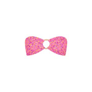 Strapless Bandeau Bikini Top - Gelato Bloom