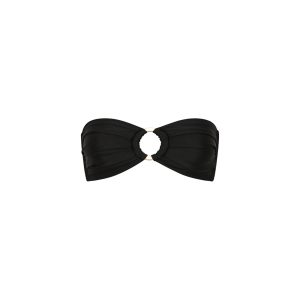 Strapless Bandeau Bikini Top - Twilight Black