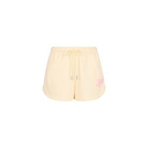 Puff Paint Track Shorts - Buttercream