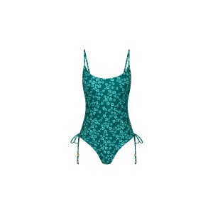 Ruched Tie Side Cheeky One Piece - Moonkiss