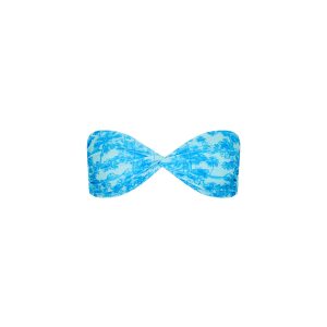 Twist Bandeau Bikini Top - Ocean Paradise