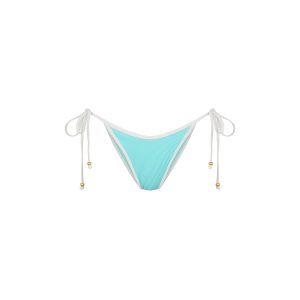 Bind Dipped Cheeky Tie Bikini Bottom - Calypso Blue