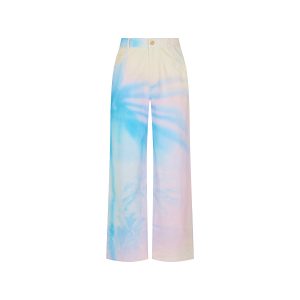 Straight Leg Printed Jean - Salt Breeze