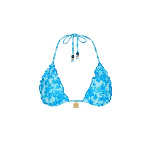 Lettuce Edge Bralette Bikini Top - Ocean Paradise