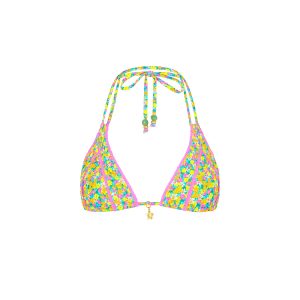Decorative Panel Halter Bikini Top - Hula Honey