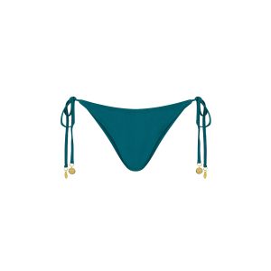 Full Coverage Tie Bikini Bottom - Laguna Haze