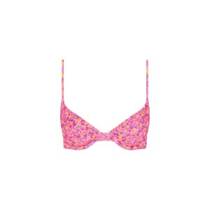 Slim Underwire Bra Bikini Top - Gelato Bloom
