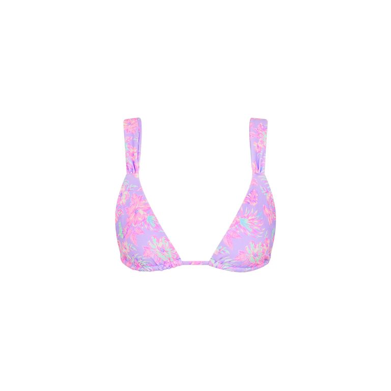 Slide Bralette Bikini Top - Lilac Love