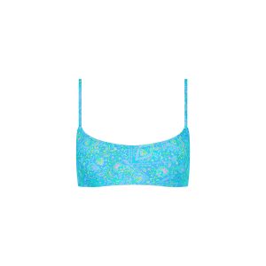 Invisible Underwire Crop Bikini Top - Stargaze